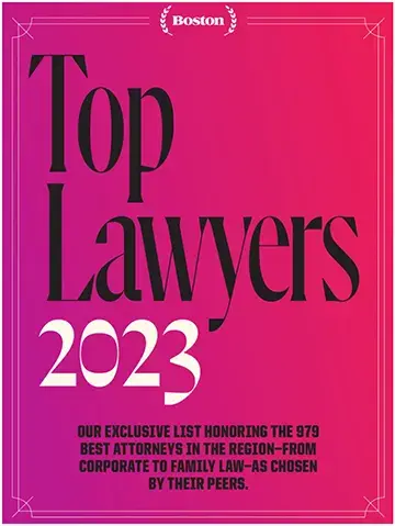 Shareholders Bill Mandell and Dennis Lindgren have been chosen as 2023 Top Lawyers by Boston Magazine